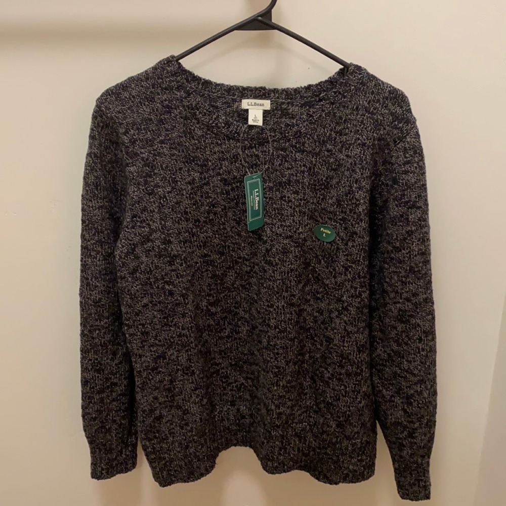 LLBean sweater. NWT. Size petite large.